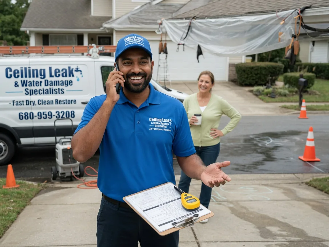 Ceiling Leak Cleanup Chesapeake, OH FAQs